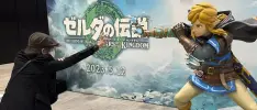Nintendo exhibe hermosa estatua de Link en su versión de Tears of The Kingdom