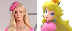 Anya Taylor-Joy se viste como Peach en Halloween