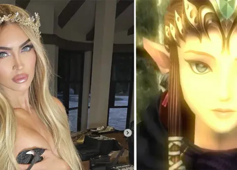 Megan Fox Sorprende A Los Fans Con Su Cosplay De Zelda Atomix