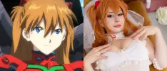 Modelo nos presenta a Asuka en traje de bodas