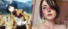 La cosplayer Reysuka enciende Instagram con su cosplay de Mikasa e Historia