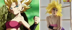 Modelo austriaca hace cosplay de Caulifla de Dragon Ball