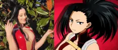 Modelo canadiense hace cosplay de Momo Yaoyoruzu