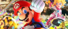 Reparto de Super Mario Bros. La Película juega Mario Kart