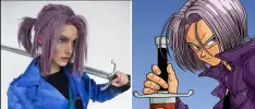 Cosplayer polaca hace una increíble representación doble de Trunks