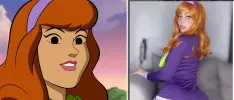 Modelo Estadounidense hace cosplay de Daphne de Scooby-Doo