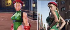 IA crea imágenes realistas de Cammy de Street Fighter
