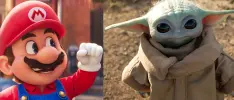 Aparecen paletas de Mario Bros. y Baby Yoda