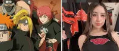 Modelo Chilena hace cosplay de Akatsuki de Naruto