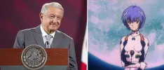 IA hace que AMLO cante el opening de Evangelion