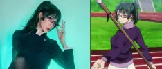 Modelo brasileña hace cosplay de Maki Zenin