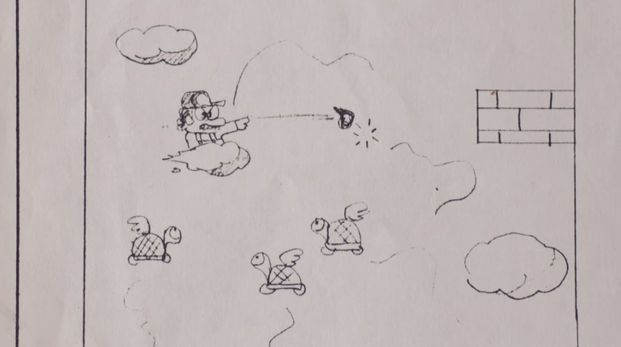 Este es el primer boceto de Super Mario de la historia