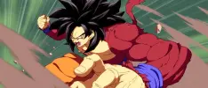 Así es Gokú Super Saiyajín 4 dibujado por Toriyama