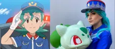 Modelo francesa hace cosplay de la agente Jenny de Pokémon