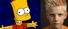 Así se verían los Simpson si fueran reales