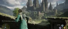 Surge detalle con el mundo abierto de Hogwarts Legacy en Switch