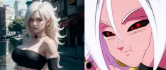 IA nos muestra a la Androide 21 en la vida real