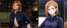 Modelo de Rusia hace cosplay de Nobara Kugisaki de Jujutsu Kaisen