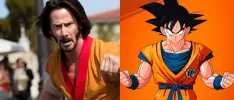 Así se vería a Keanu Reeves interpretando a Gokú