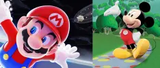 Artista de Nintendo crea ilustración de Mario y Mickey