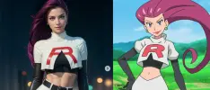 Así se vería Jessie de Pokémon en la vida real