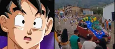 Hacen viral desfile de Dragon Ball en Latam