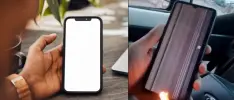 Persona que arregla su celular con un encendedor es viral