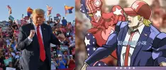 Convierten atentado en contra de Trump en un anime