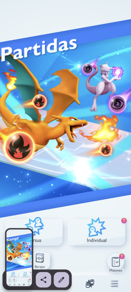 Pokémon Trading Card Game Pocket_Battle Screenshot 01_ES