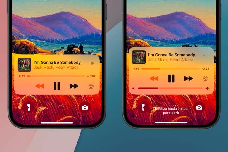 Control de volumen en la pantalla de bloqueo de tu iPhone