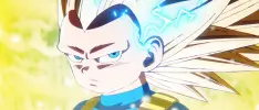 Vegeta se transforma en Super Saiyajin 3 en Dragon Ball Daima