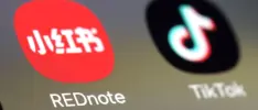 La aplicación china, RedNote, es invadida por estadounidenses