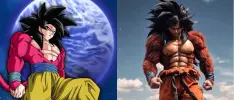 Elaboran versión live action del Super Saiyajín 4 con la IA