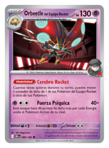 Pokémon TCG Scarlet & Violet—Destined Rivals_089_Team Rocket’s Orbeetle_ES-LA