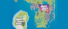 ¡Revelan el mapa de Grand Theft Auto 6!