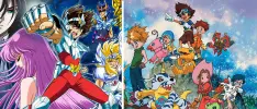 Digimon y Los Caballeros del Zodiaco se ponen gratis con doblaje